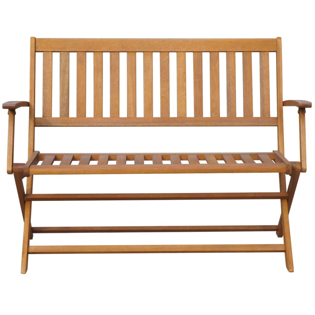 vidaXL Skládací zahradní lavice 120 cm akáciové dřevo
