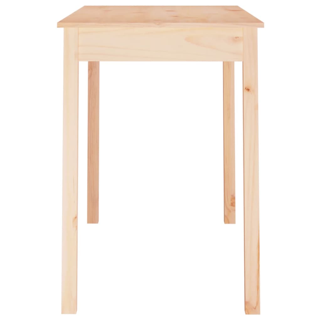 vidaXL Jídelní stůl 110 x 55 x 75 cm masivní borové dřevo