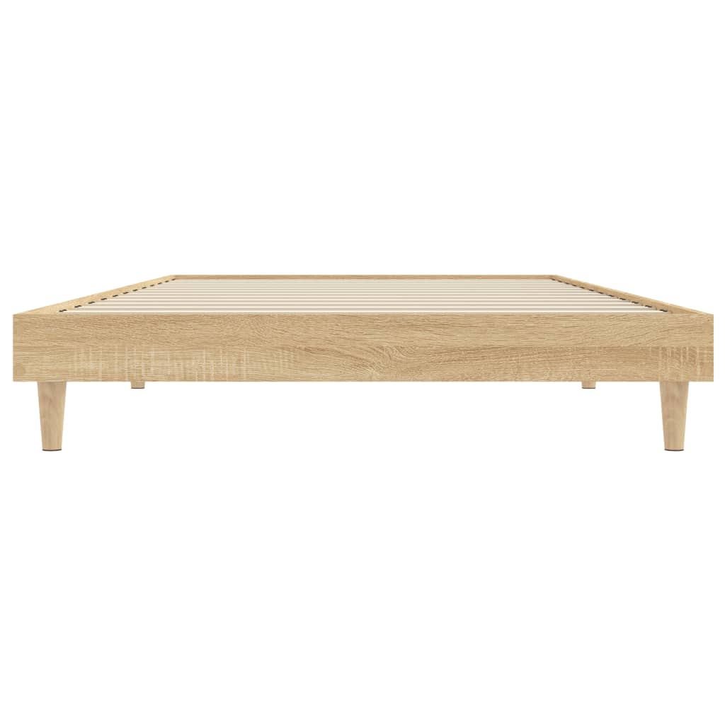 vidaXL Rám postele dub sonoma 90 x 200 cm kompozitní dřevo