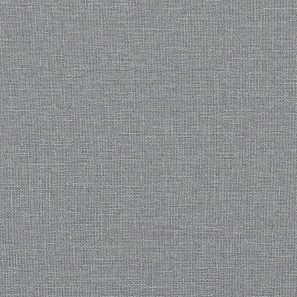 vidaXL Zvedací masážní polohovací křeslo světle šedé textil
