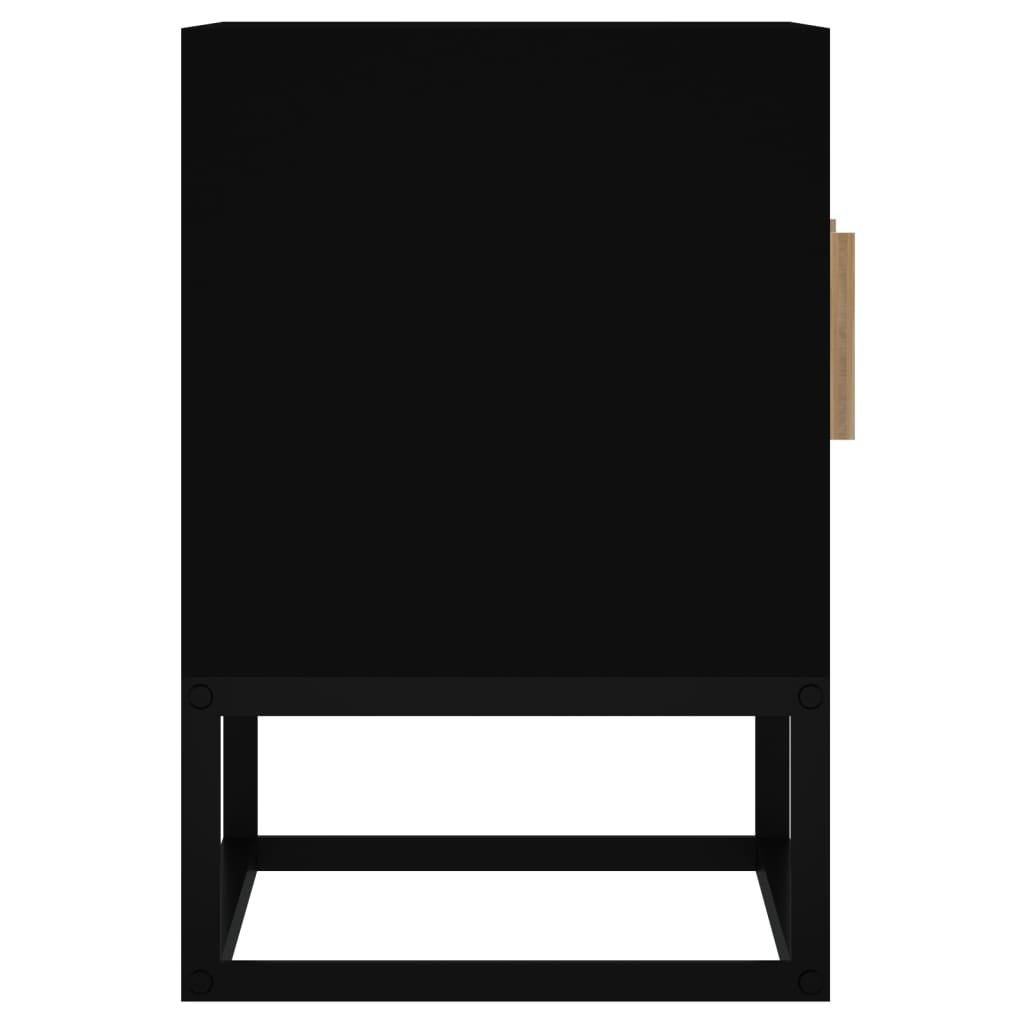 vidaXL TV skříňka černá 105 x 30 x 45 cm kompozitní dřevo a železo