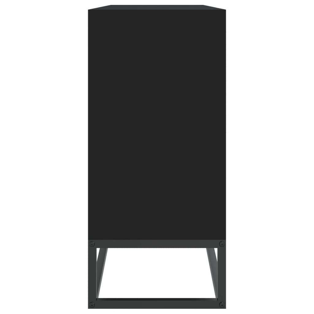 vidaXL Příborník černý 105 x 30 x 65 cm kompozitní dřevo