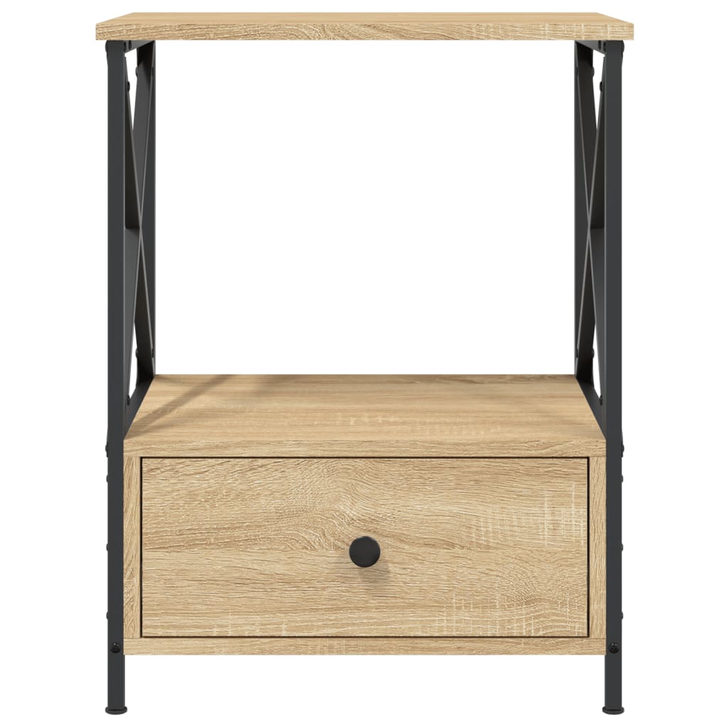 vidaXL Noční stolek dub sonoma 50 x 41 x 65 cm kompozitní dřevo