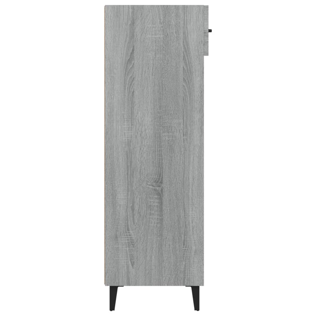 vidaXL Botník šedý sonoma 60 x 35 x 105 cm kompozitní dřevo