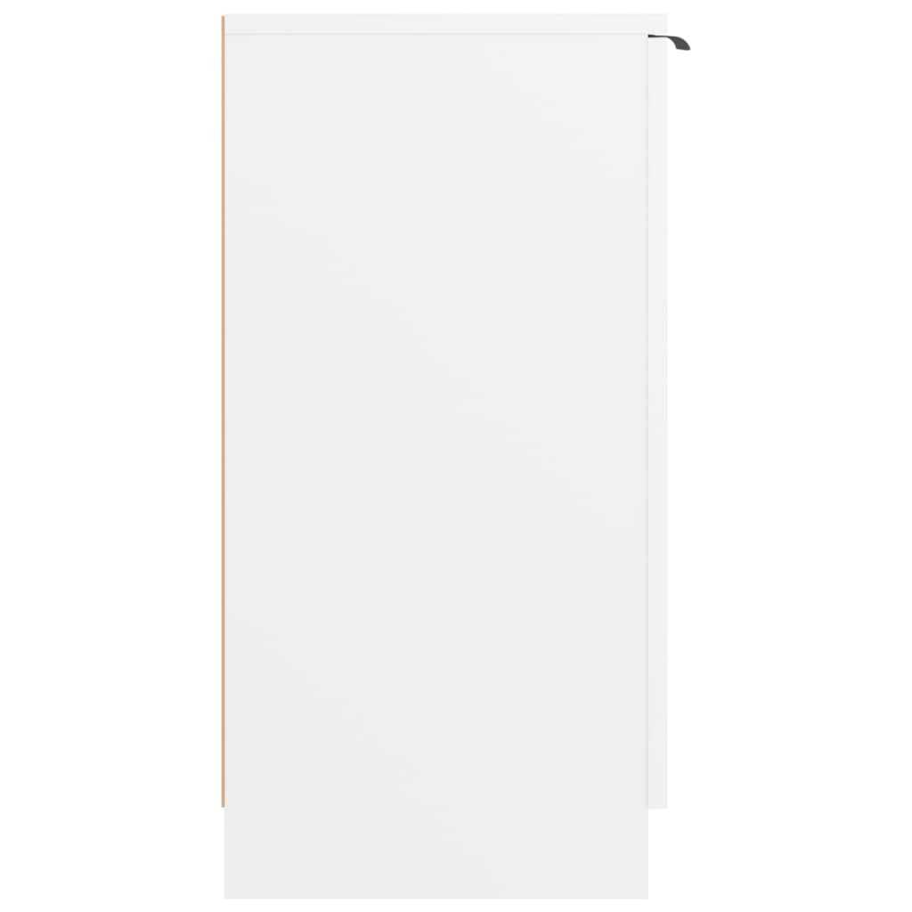 vidaXL Botník bílý 59 x 35 x 70 cm kompozitní dřevo