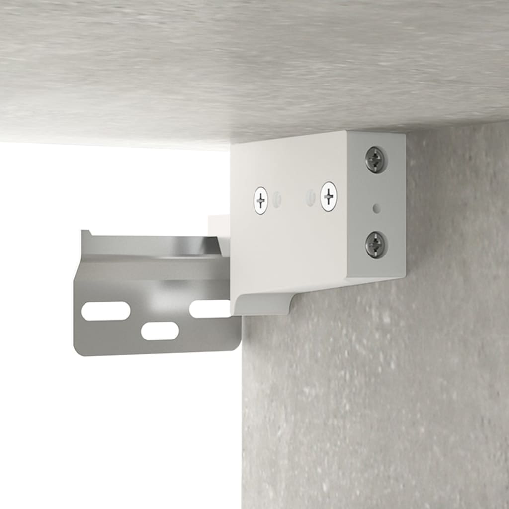 vidaXL 2dílná sada koupelnových skříněk betonově šedá kompozitní dřevo
