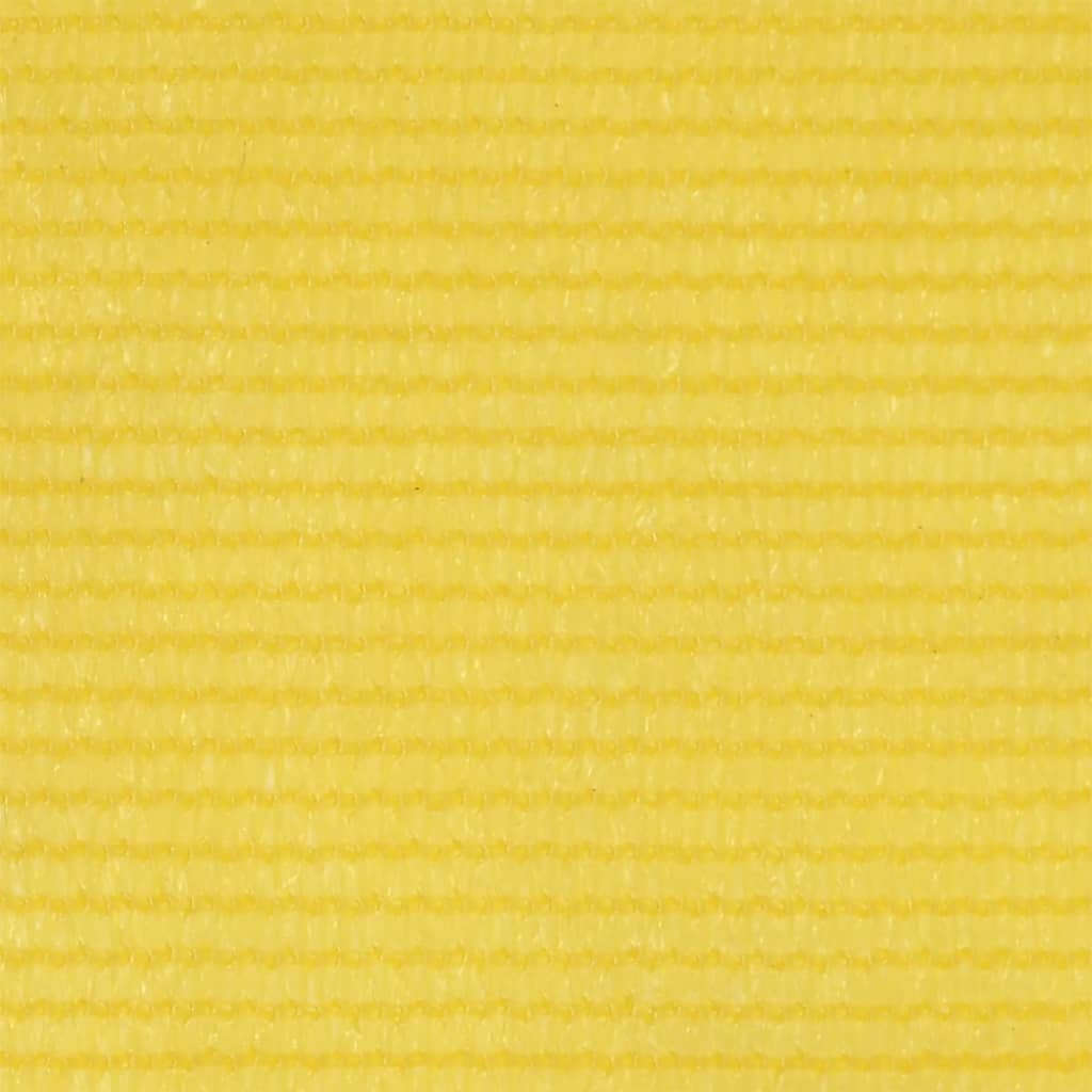 vidaXL Balkonová zástěna žlutá 90 x 600 cm HDPE
