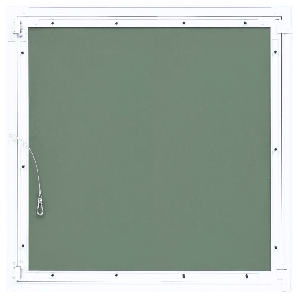 vidaXL Přístupový panel s hliníkovým rámem a sádrokartonem 600x600 mm