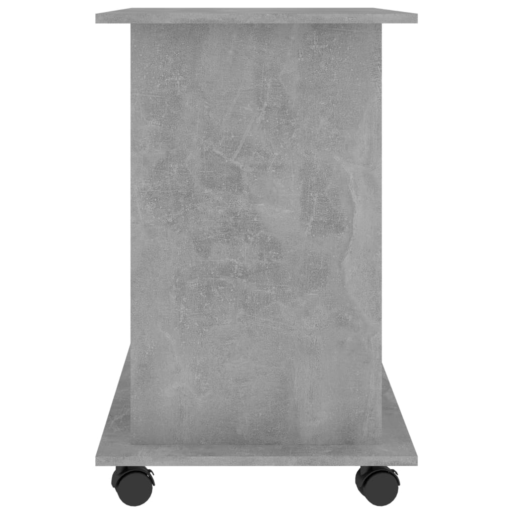 vidaXL Počítačový stůl betonově šedý 80 x 50 x 75 cm dřevotříska