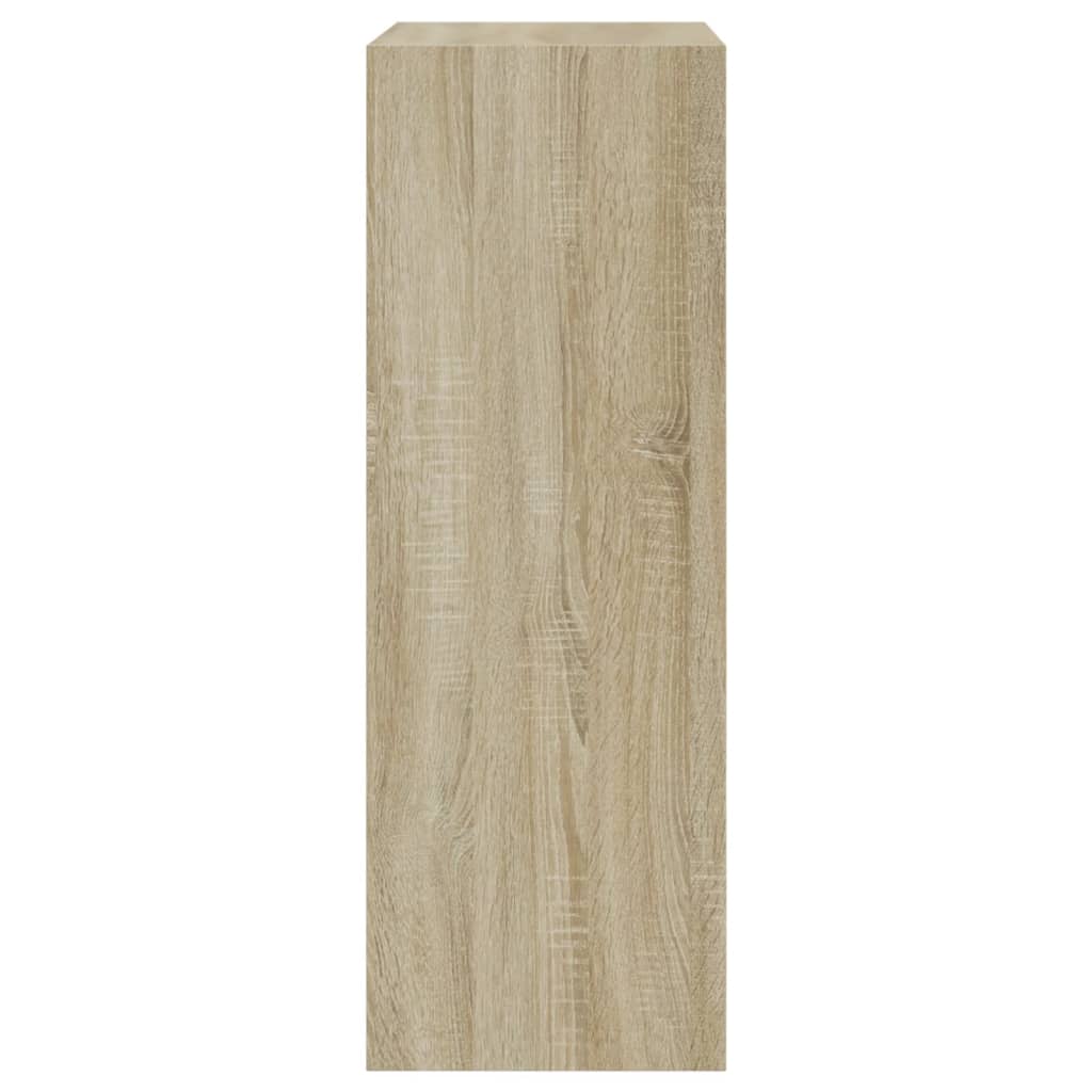 vidaXL Botník dub sonoma 60 x 34 x 96,5 cm kompozitní dřevo