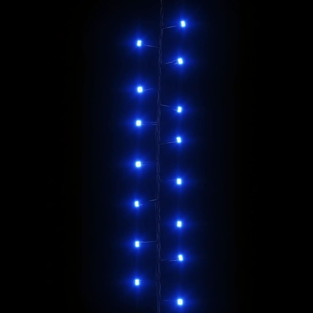 vidaXL Kompaktní LED řetěz se 3 000 LED diodami modrý 65 m PVC