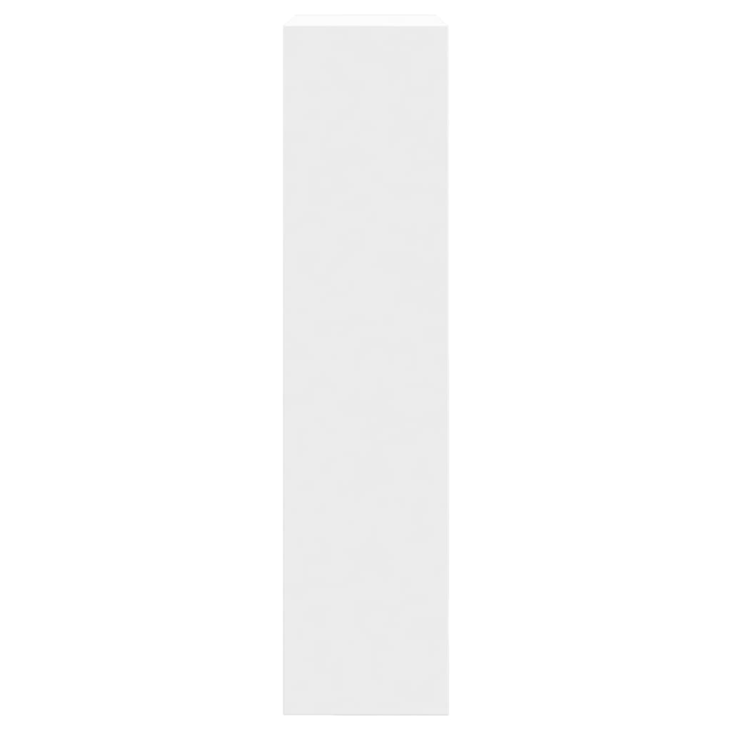 vidaXL Botník bílý 60 x 21 x 87,5 cm kompozitní dřevo
