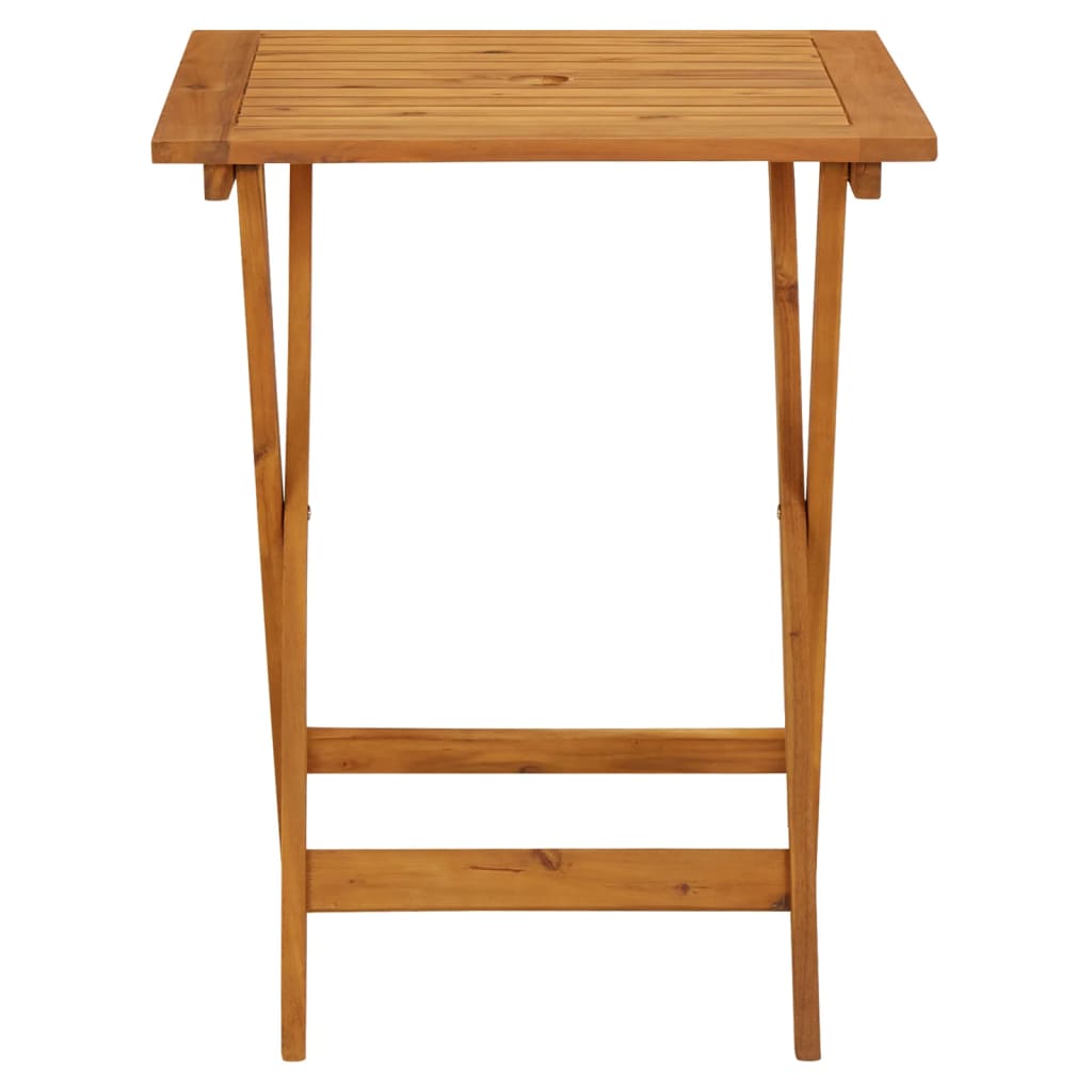 vidaXL Skládací zahradní stolek 60 x 60 x 75 cm masivní akáciové dřevo