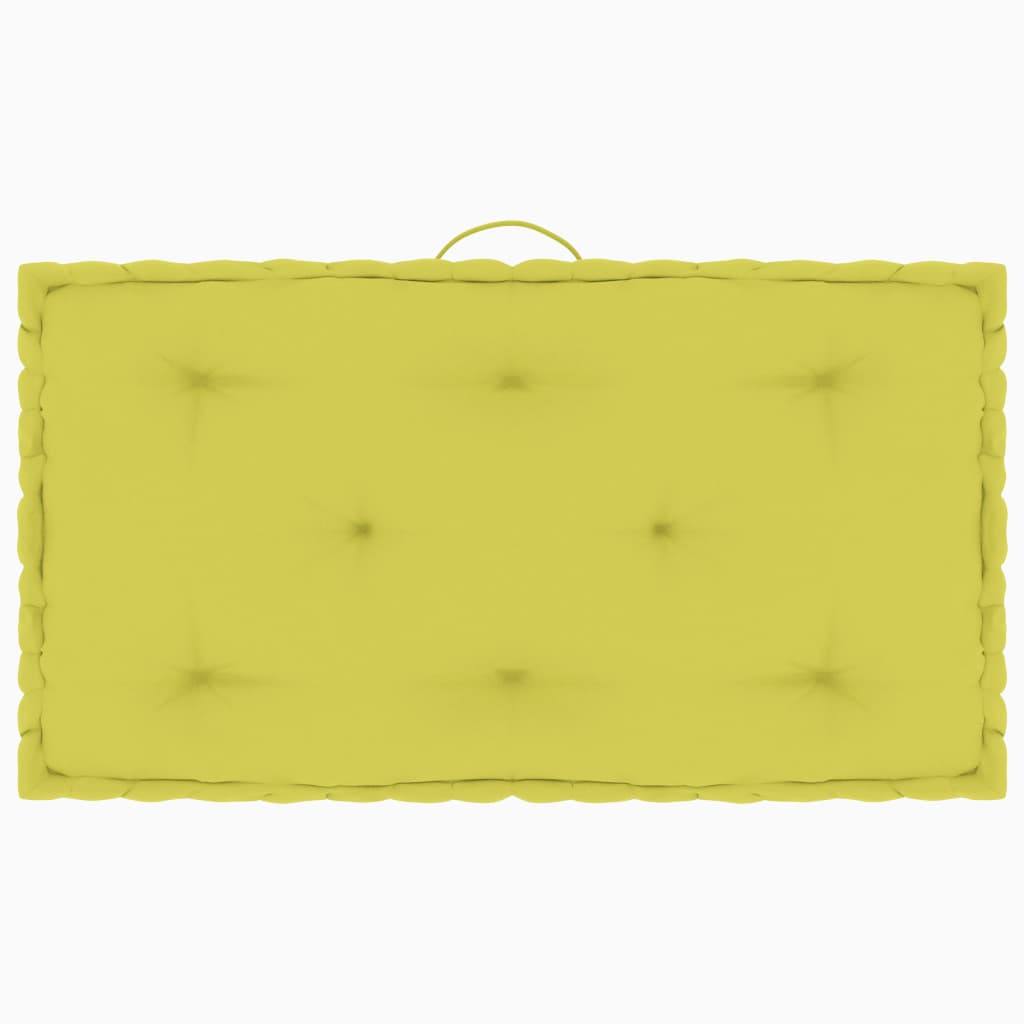 vidaXL Podušky na nábytek z palet 4 ks jablkově zelené bavlna