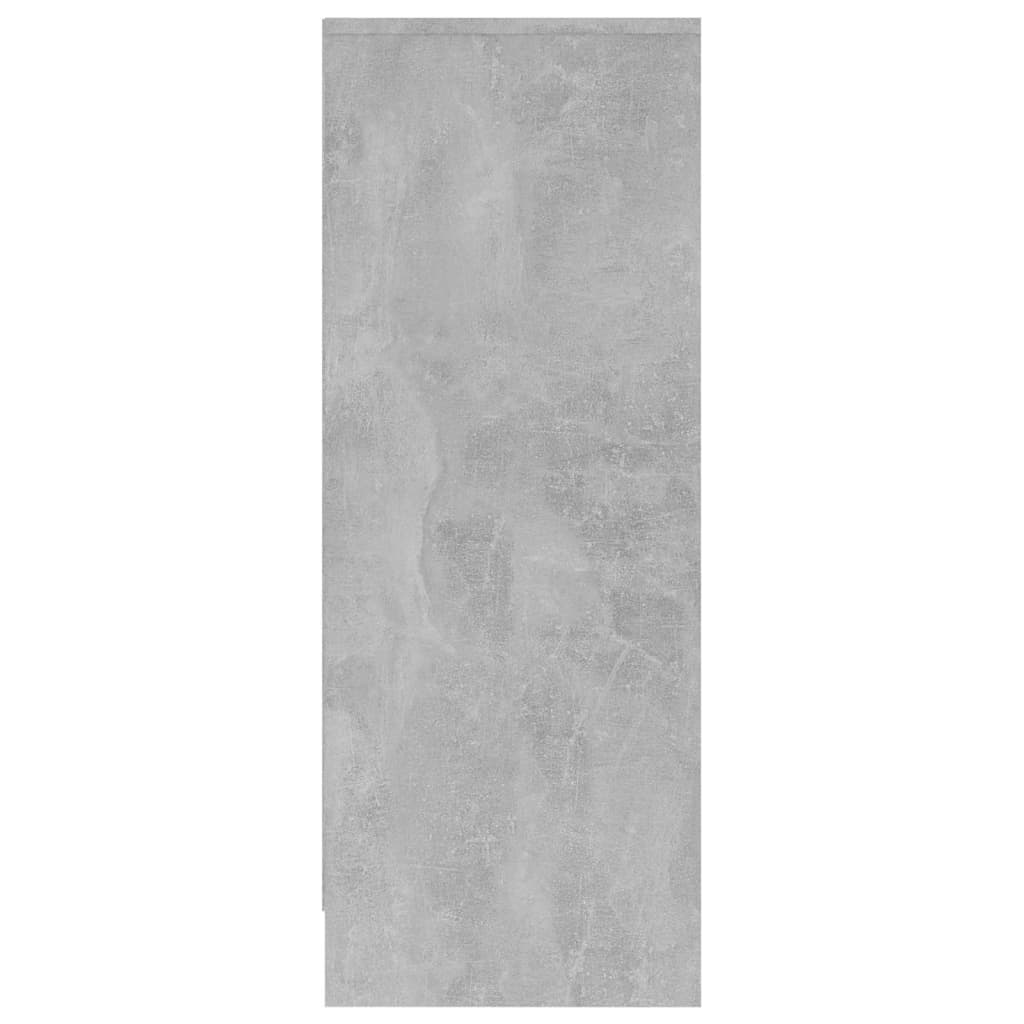 vidaXL Botník betonově šedý 31,5 x 35 x 90 cm dřevotříska