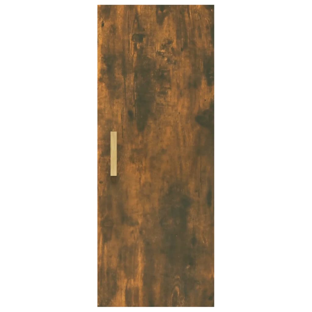 vidaXL Nástěnná skříňka kouřový dub 34,5 x 34 x 90 cm kompozitní dřevo