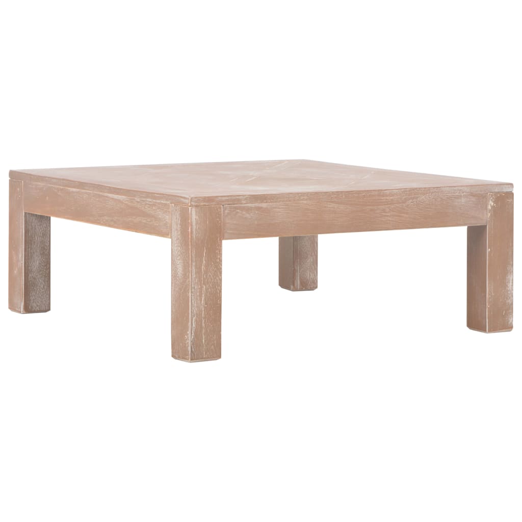 vidaXL Konferenční stolek 70 x 70 x 28 cm masivní borové dřevo