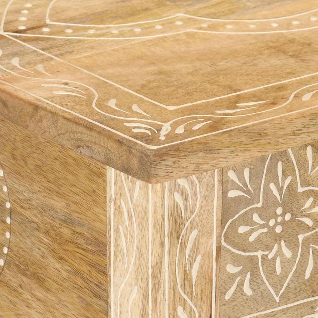 vidaXL Konzolový stolek 80 x 35 x 74 cm masivní mangovníkové dřevo