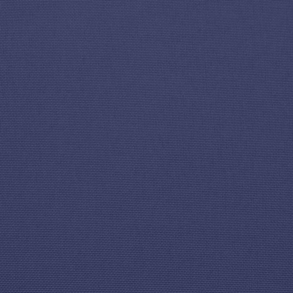 vidaXL Poduška na palety námořnicky modrá 50 x 50 x 12 cm textil