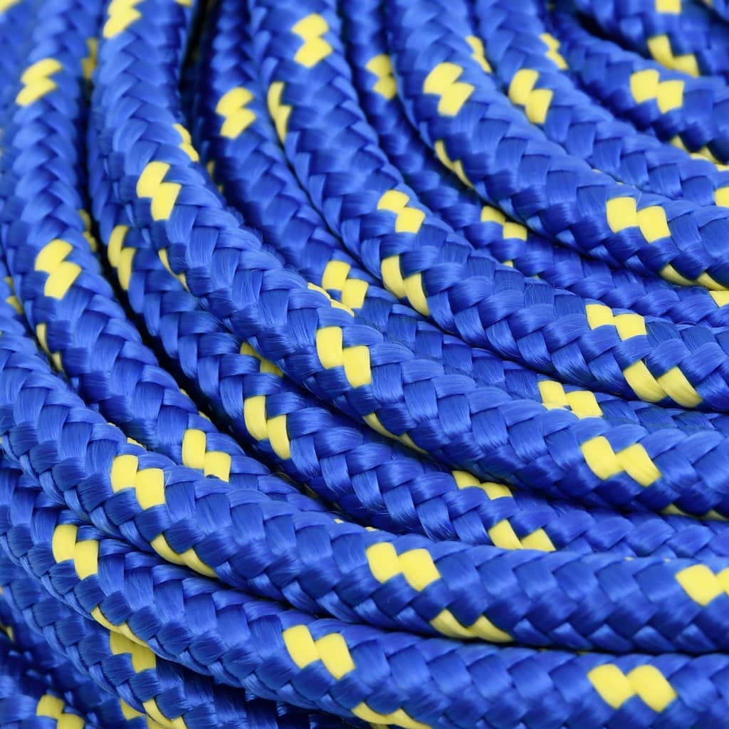 vidaXL Lodní lano modré 6 mm 25 m polypropylen