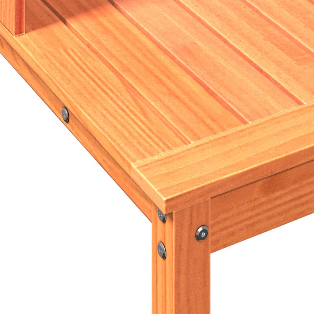 vidaXL Přesazovací stůl s policemi hnědý 82,5x50x109,5 cm borové dřevo