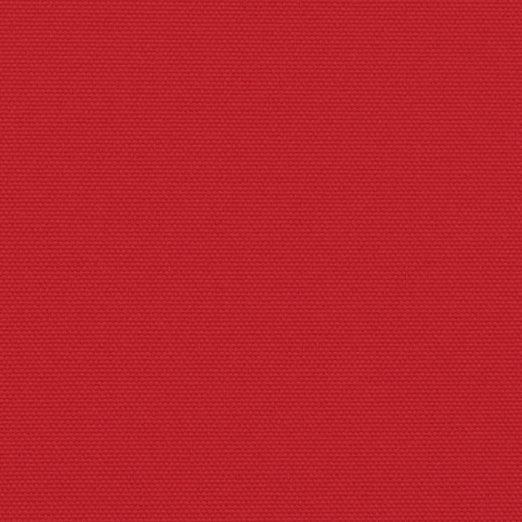 vidaXL Zatahovací boční markýza červená 120 x 1 000 cm