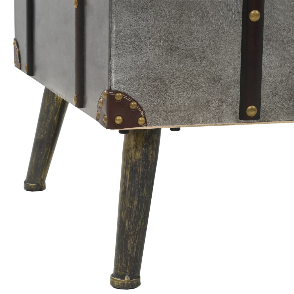 vidaXL Konferenční stolek z MDF a hliníku 102 x 51 x 47,5 cm