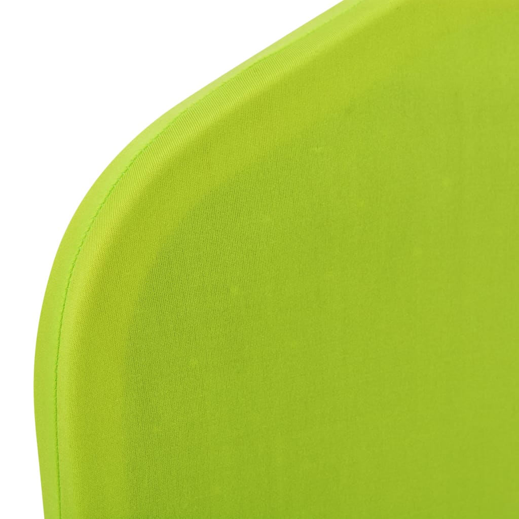 vidaXL Strečové potahy na židle 4 ks zelené