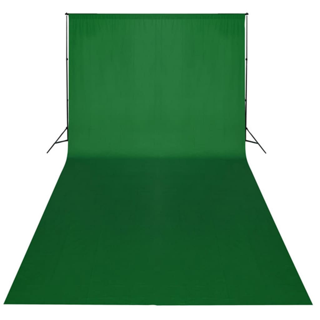 vidaXL Foto studio set se světly, deštníky, pozadím a odraznou deskou