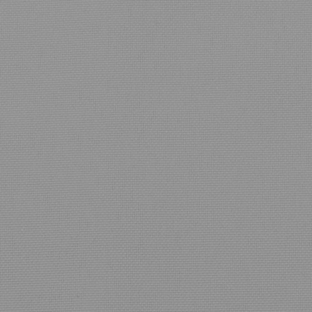 vidaXL Poduška na palety 120 x 80 x 12 cm šedá textil