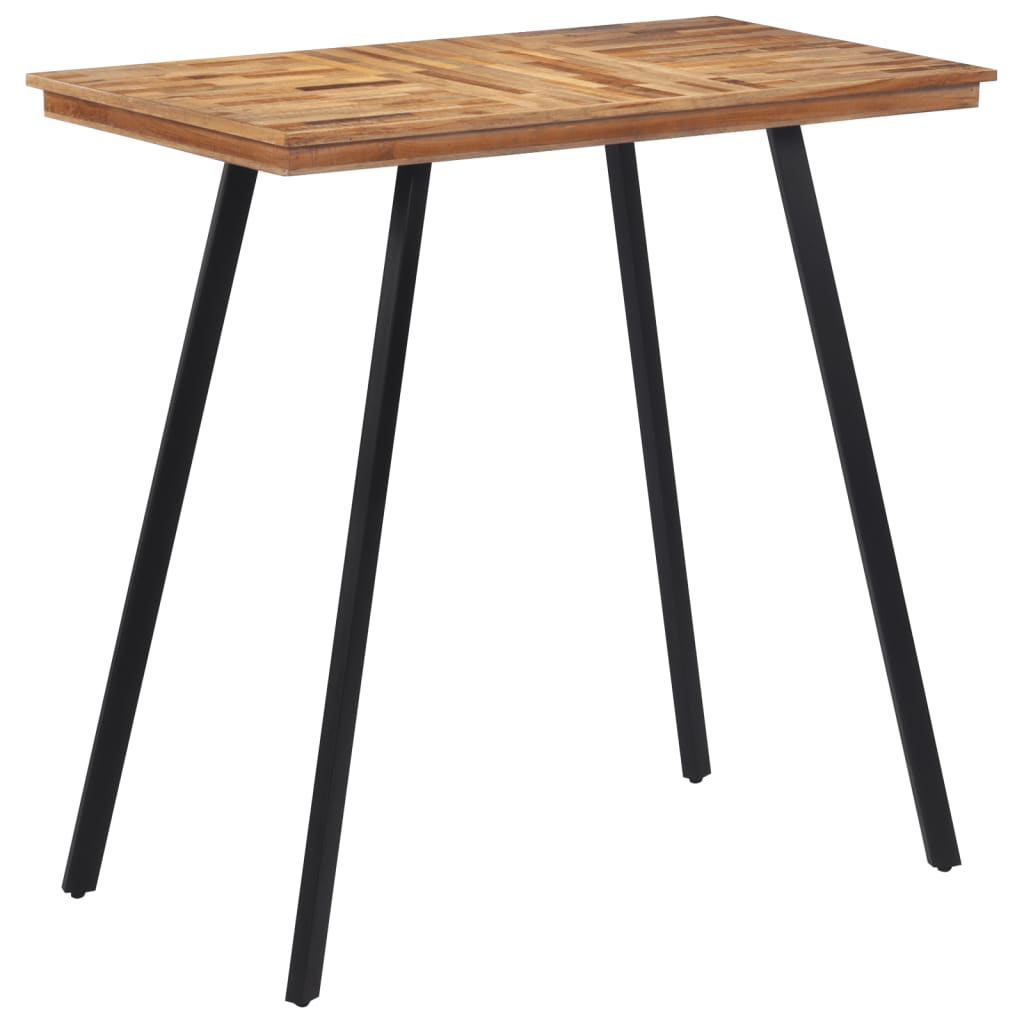 vidaXL Barový stůl 110 x 55 x 105 cm masivní teakové dřevo