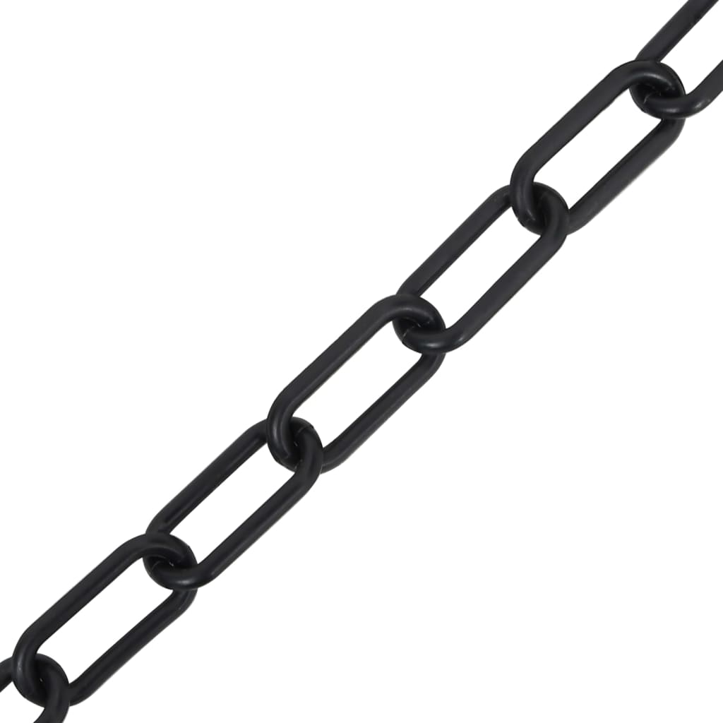 vidaXL Výstražný řetěz černý 30 m Ø 8 mm plast