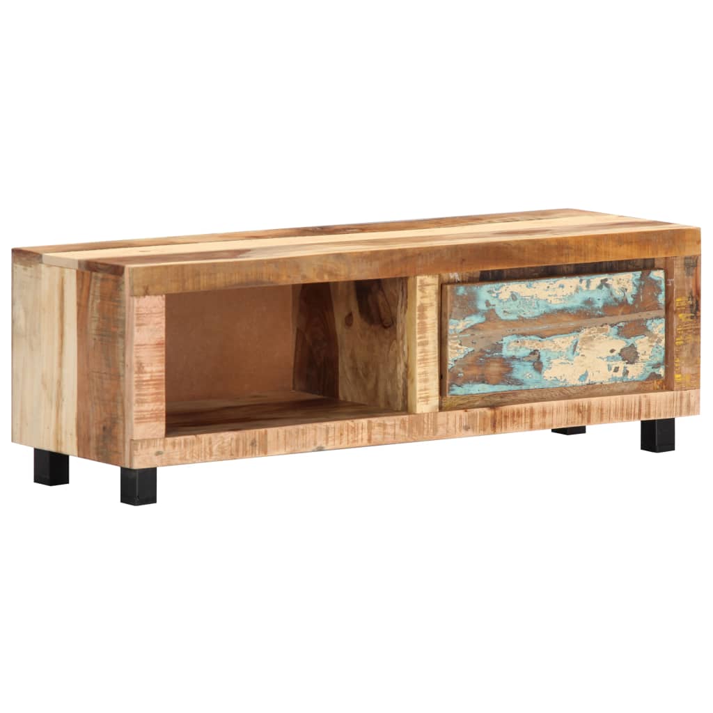 vidaXL TV stolek 100 x 30 x 33 cm masivní recyklované dřevo