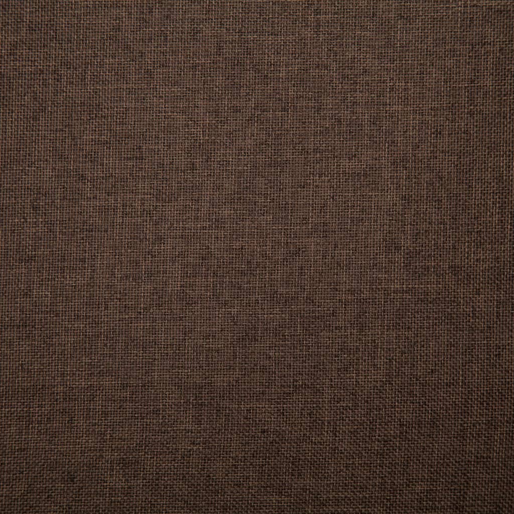vidaXL Lavice 139,5 cm hnědá polyester