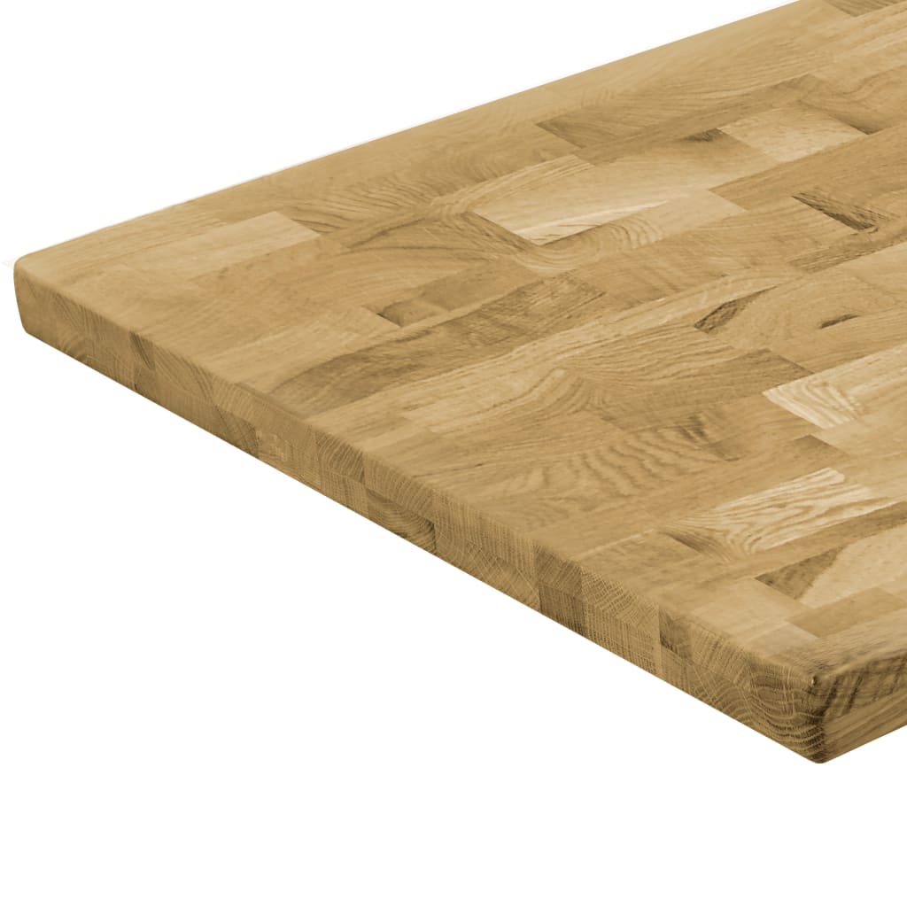 vidaXL Stolní deska masivní dubové dřevo obdélníková 44 mm 140 x 60 cm