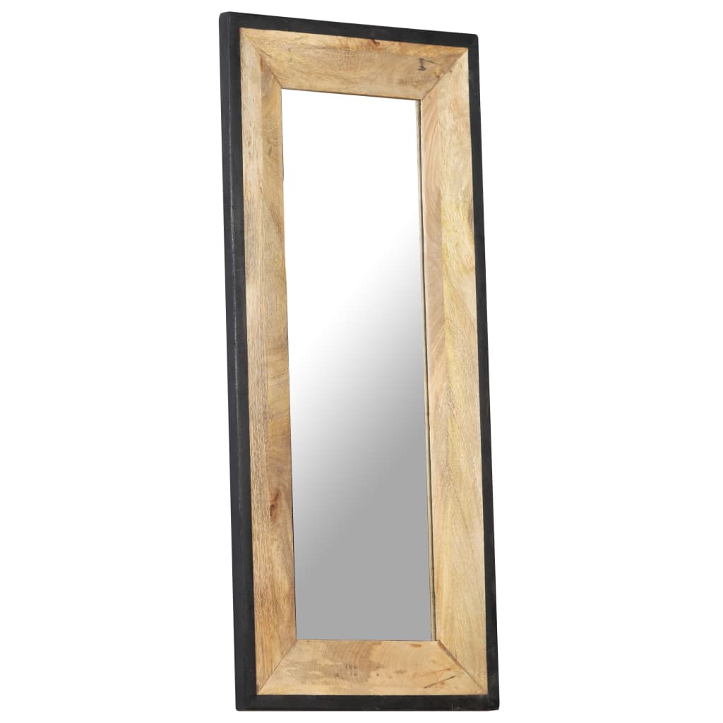 vidaXL Zrcadlo 110 x 50 cm masivní mangovníkové dřevo
