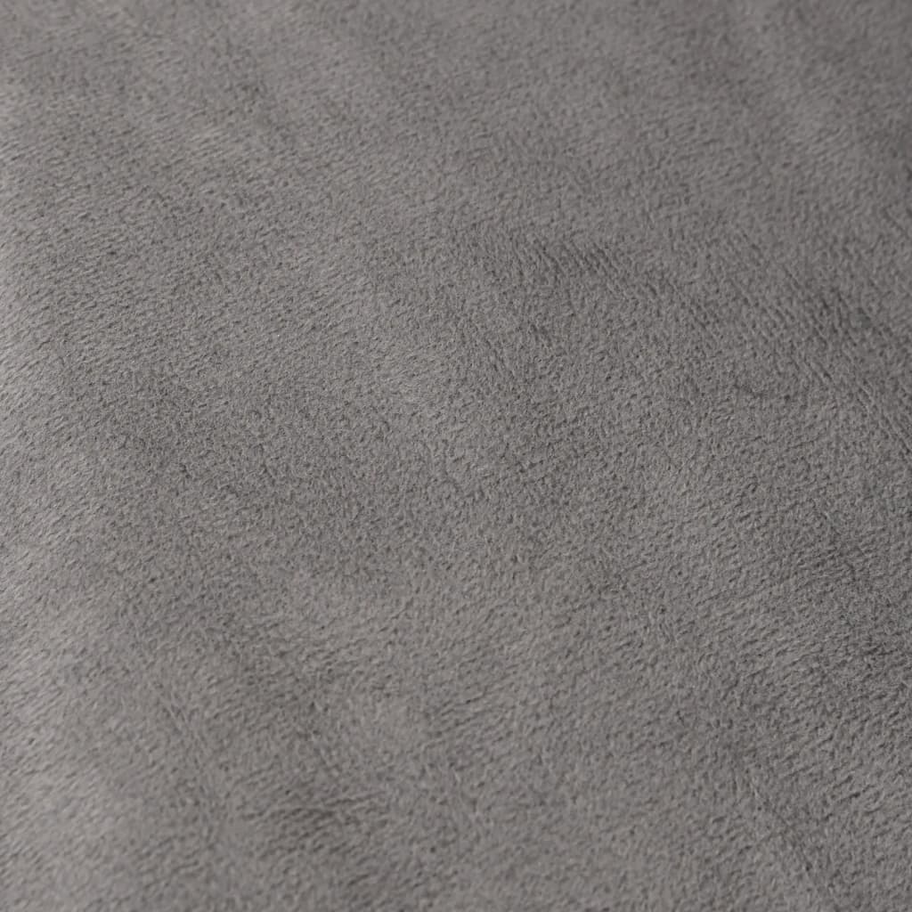 vidaXL Zátěžová deka s povlečením šedá 122 x 183 cm 5 kg textil