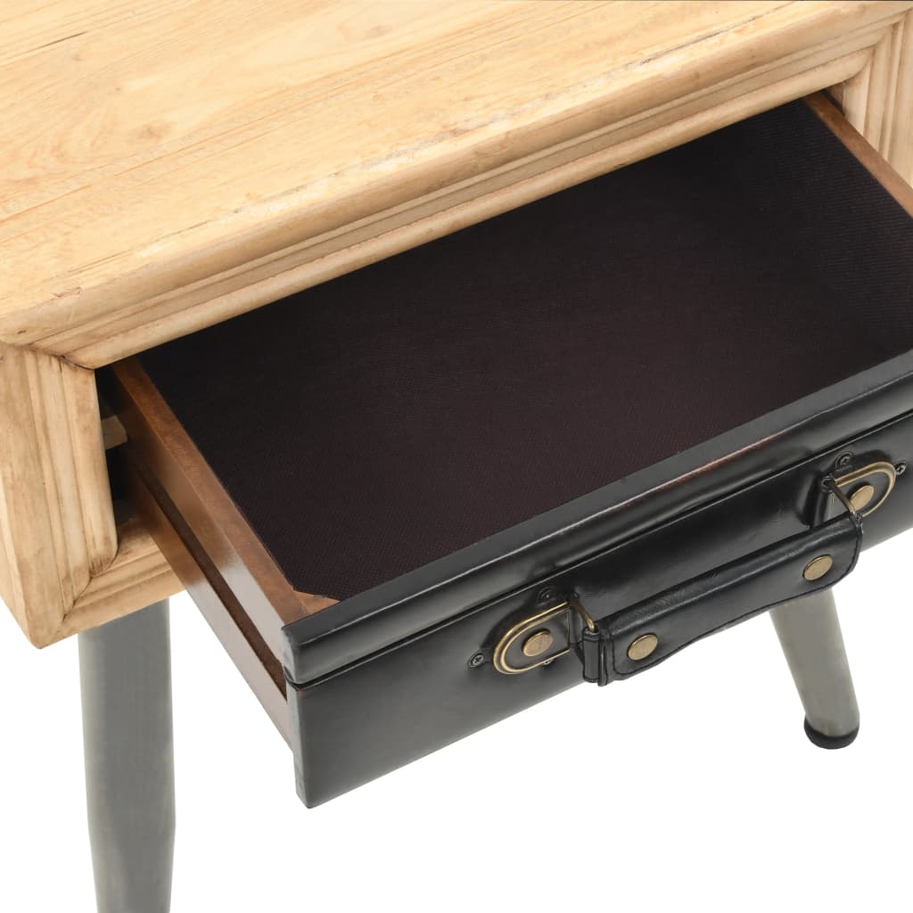 vidaXL Noční stolek masivní jedlové dřevo 43 x 38 x 50 cm