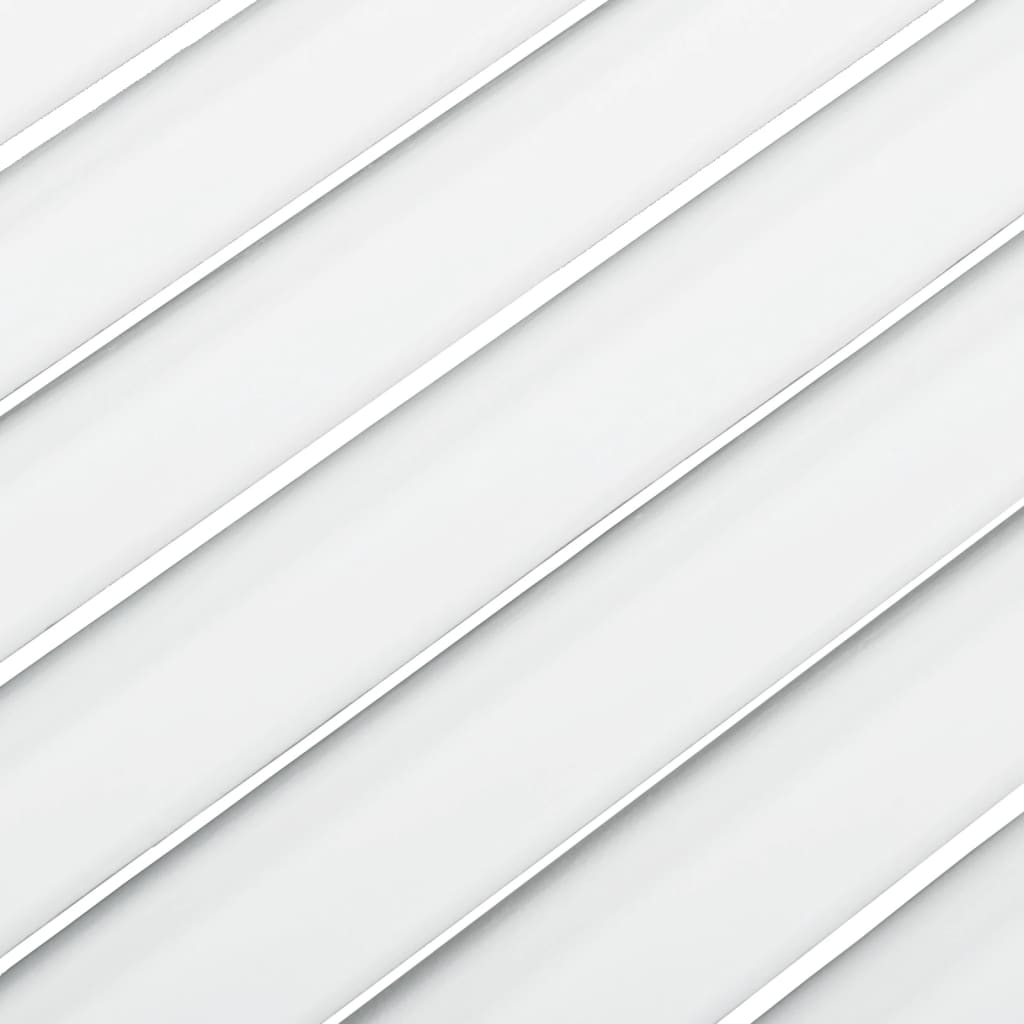 vidaXL Nábytková dvířka lamelový design bílá 61,5 x 59,4 cm borovice