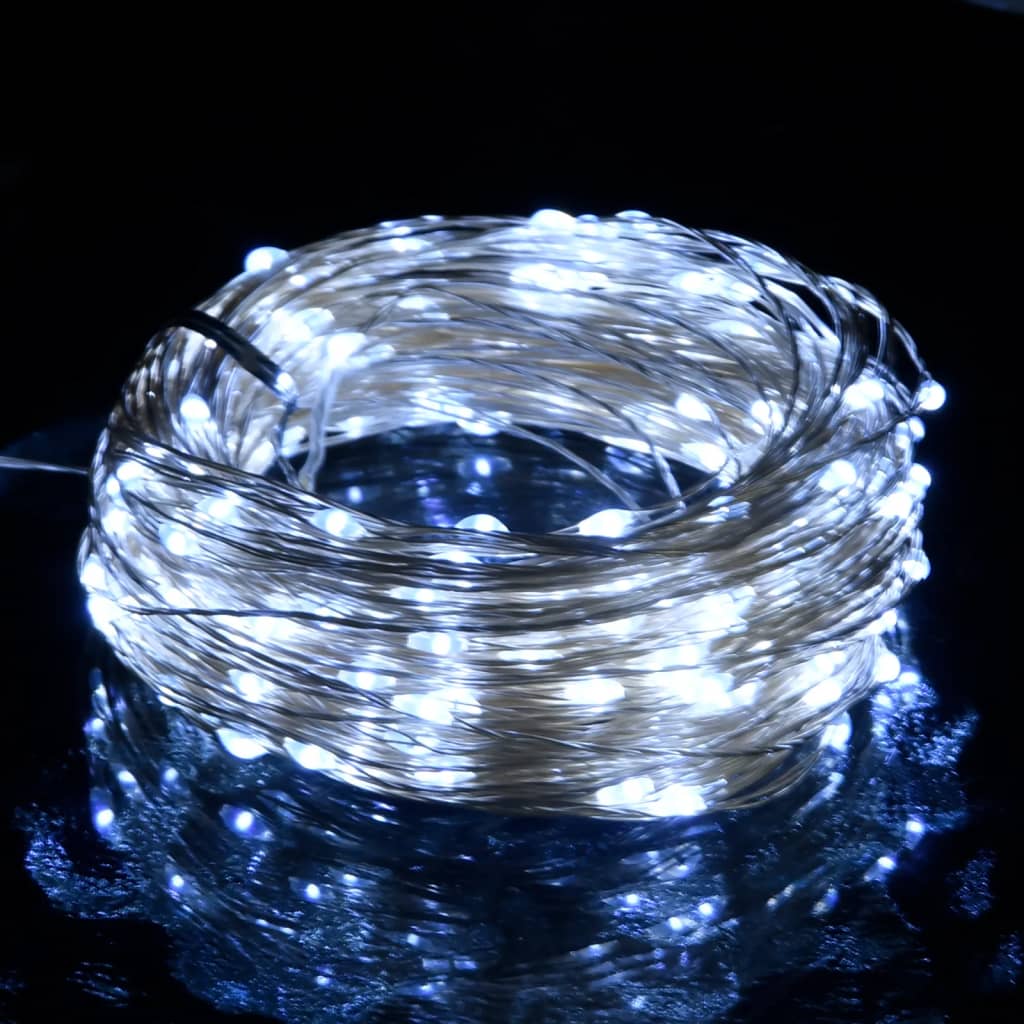 vidaXL Světelný LED řetěz s 300 LED diodami studený bílý 30 m