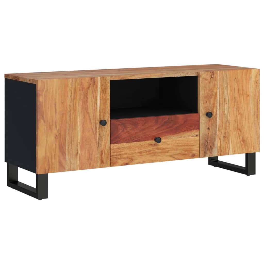 vidaXL TV skříňka 105 x 33,5 x 46 cm masivní akácie a kompozitní dřevo