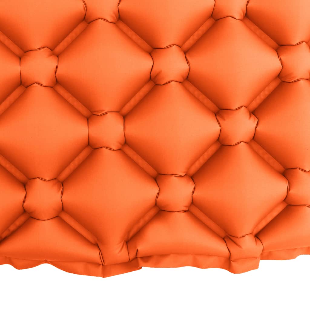 vidaXL Nafukovací karimatka 58 x 190 cm oranžová