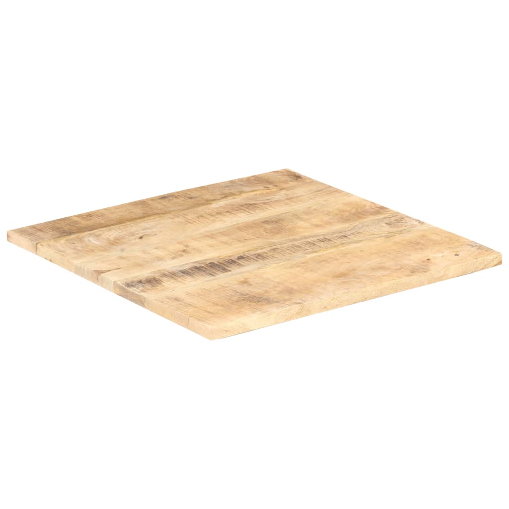 vidaXL Stolní deska masivní mangovníkové dřevo 25–27 mm 70 x 70 cm
