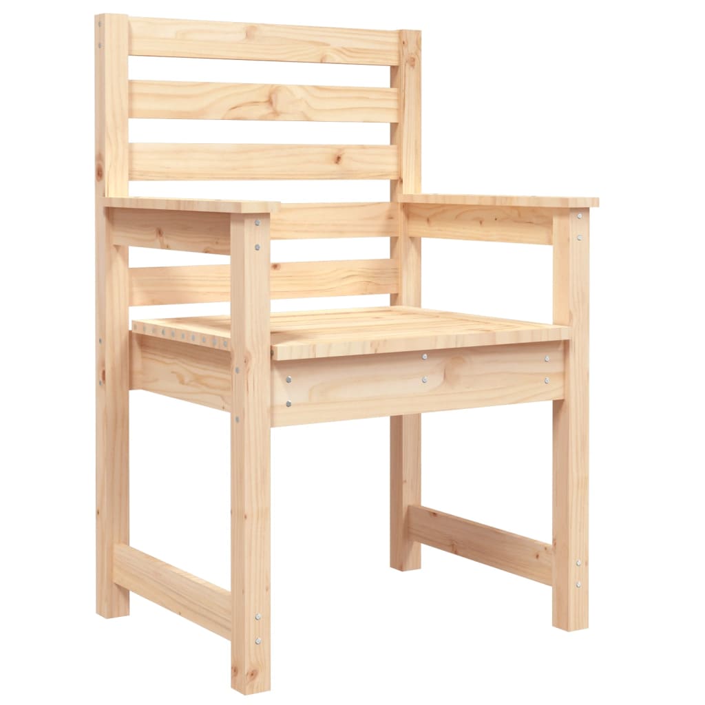 vidaXL Zahradní židle 2 ks 60 x 48 x 91 cm masivní borové dřevo