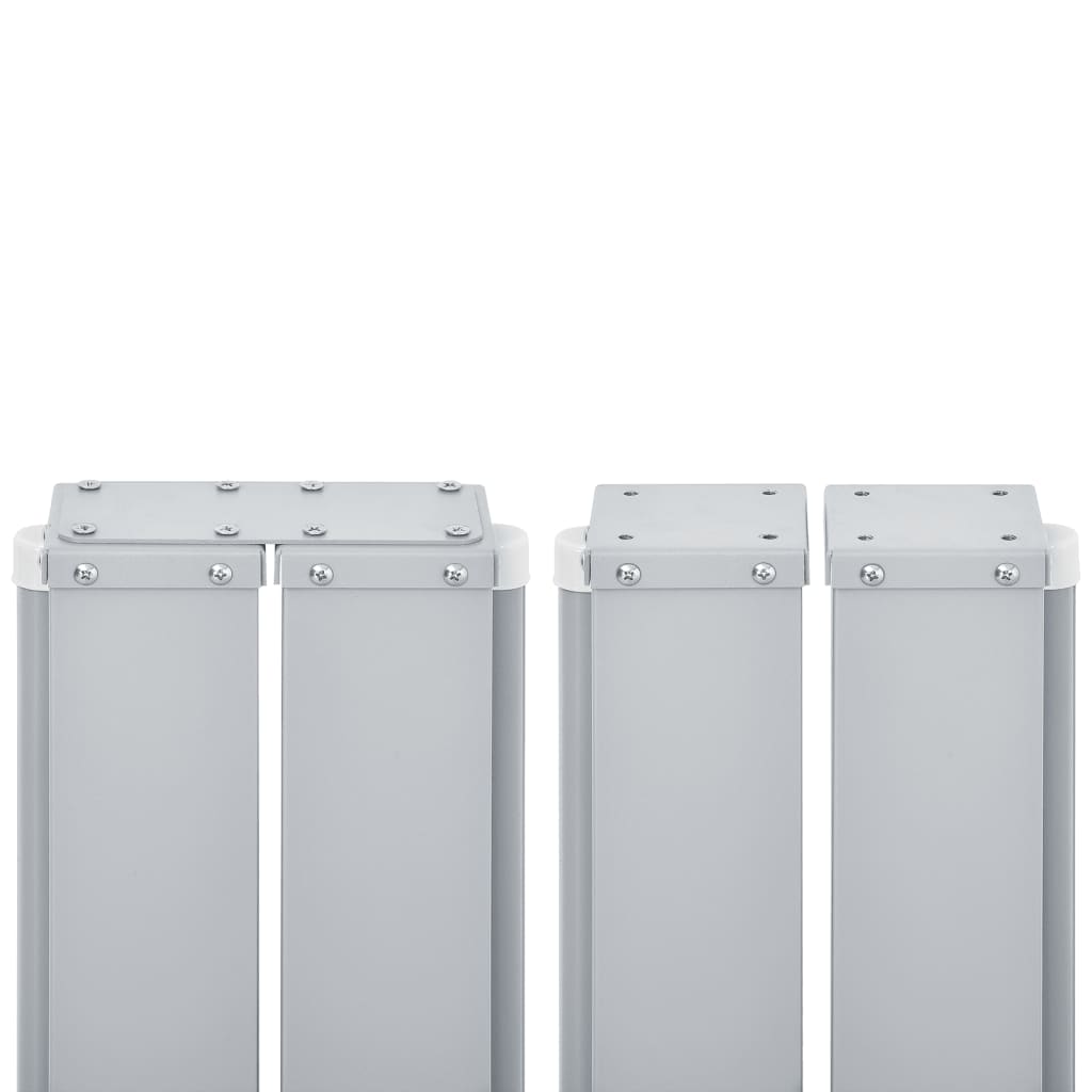 vidaXL Zatahovací boční markýza / zástěna antracitová 120 x 600 cm