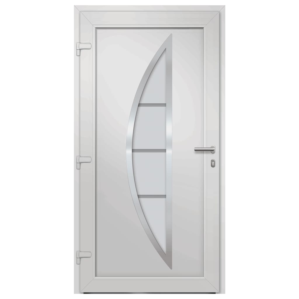 vidaXL Vchodové dveře antracitové 98 x 200 cm
