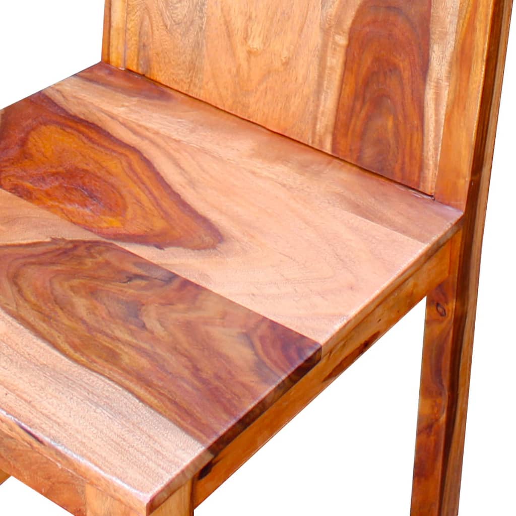 vidaXL Jídelní židle 6 ks masivní sheeshamové dřevo