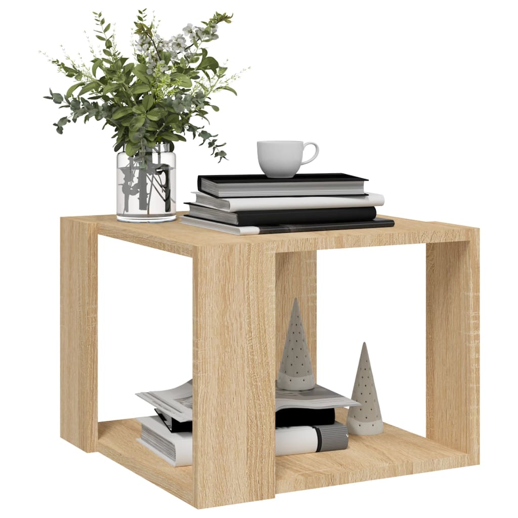 vidaXL Konferenční stolek dub sonoma 40 x 40 x 30 cm kompozitní dřevo