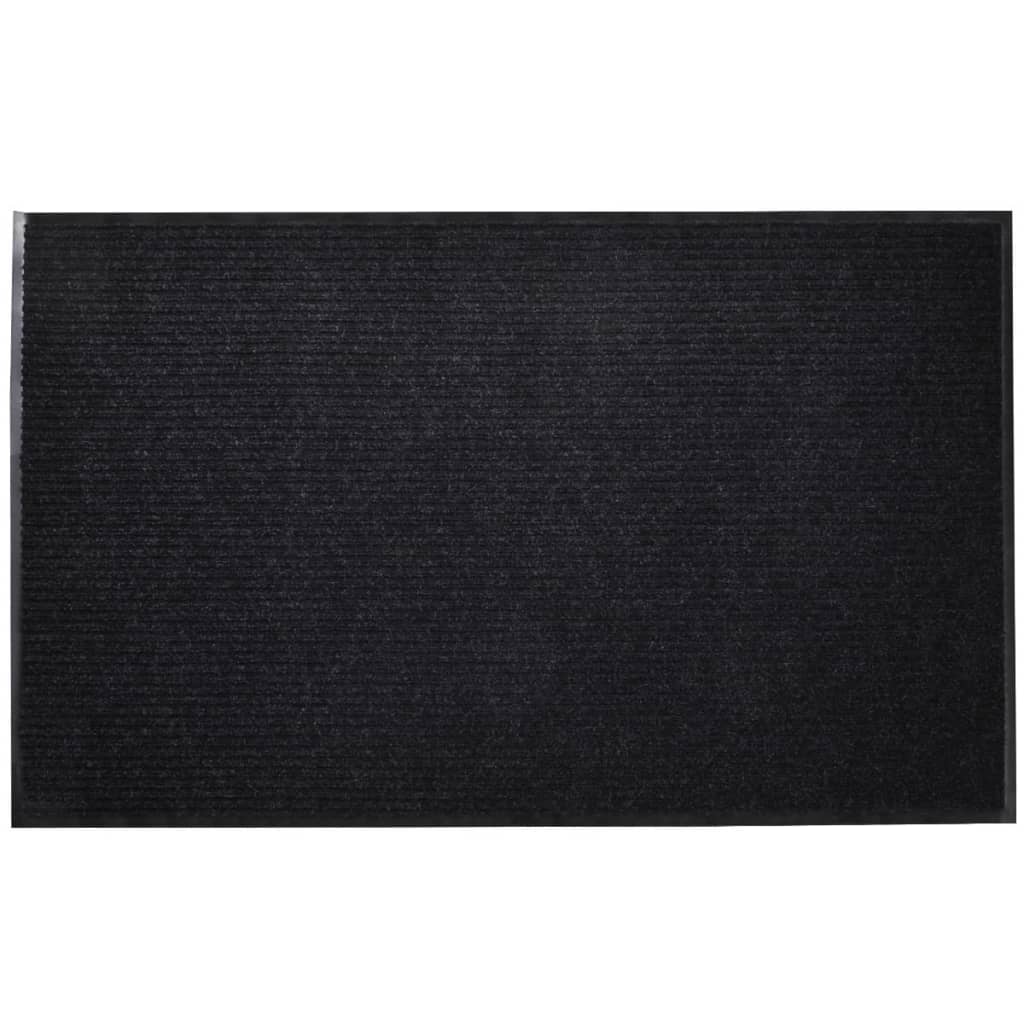 Černá PVC rohožka 120 x 180 cm