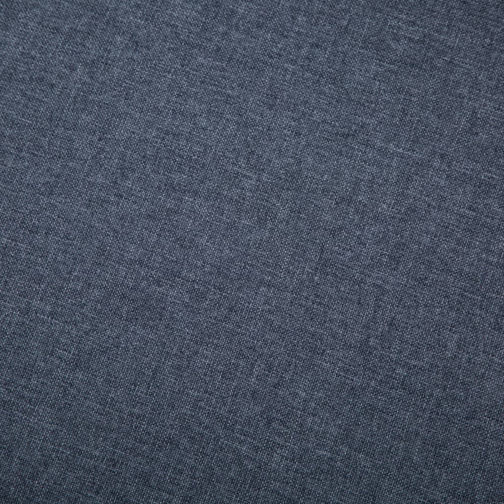 vidaXL 3místná pohovka s textilním čalouněním tmavě šedá